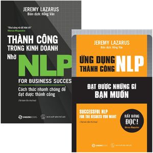 combo sách thành công trong kinh doanh nhờ nlp + ứng dụng thành công nlp (bộ 2 cuốn)